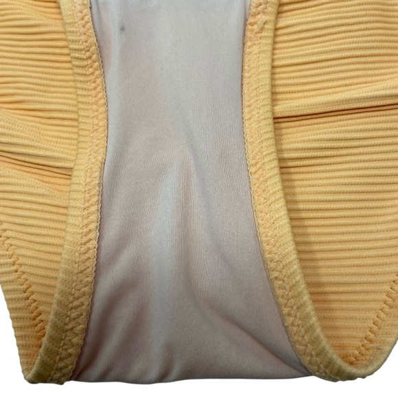 J Crew Clementine Rib Square Neck 1 Piece Swimsuit Modest Lined Removable Pad 16 - Picture 3 of 13